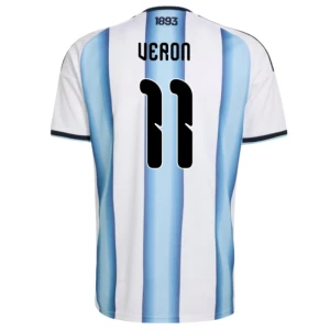 Veron #11 Argentinien Fußballtrikot WM 2026 Heimtrikot Herren
