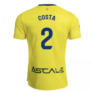 Villarreal CF Costa #2 Fußballtrikot 2025-26 Heimtrikot Herren