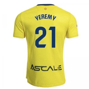 Villarreal CF Yeremy #21 Fußballtrikot 2025-26 Heimtrikot Herren