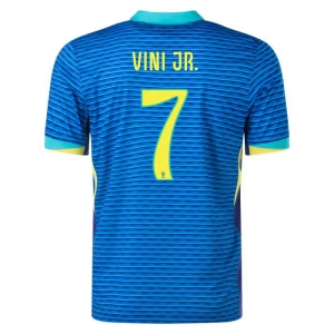 Vini Jr #7 Brasilien Fußballtrikot Copa America 2024 Auswärtstrikot Herren