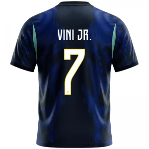 Vinicius Junior #7 Brasilien Fußballtrikot WM 2026 Auswärtstrikot Herren
