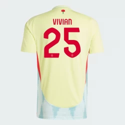 Vivian #25 Spanien Fußballtrikot EM 2024 Auswärtstrikot Herren