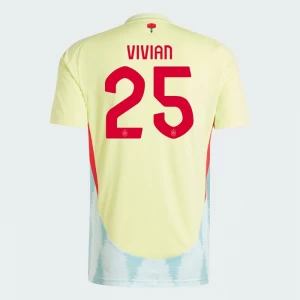 Vivian #25 Spanien Fußballtrikot EM 2024 Auswärtstrikot Herren