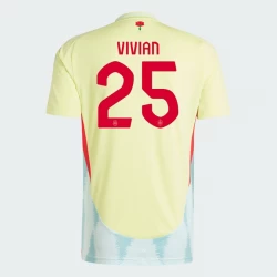 Vivian #25 Spanien Fußballtrikots EM 2024 Auswärtstrikot Herren