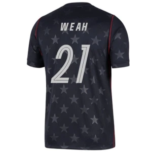 Weah #21 USA Fußballtrikot WM 2026 Auswärtstrikot Herren