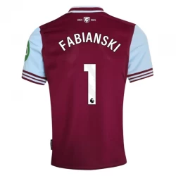 West Ham United Fabianski #1 Fußballtrikot 2024-25 Heimtrikot Herren