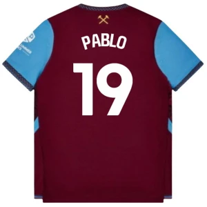 West Ham United Pablo #19 Fußballtrikot 2026-27 Heimtrikot Herren