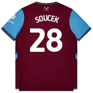 West Ham United Soucek #28 Fußballtrikot 2026-27 Heimtrikot Herren