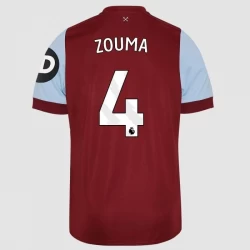West Ham United Zouma #4 Fußballtrikots 2023-24 Heimtrikot Herren