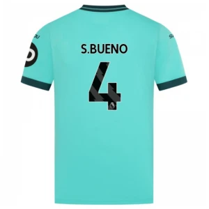 Wolverhampton Wanderers Fußballtrikot 2025-26 S. Bueno #4 Auswärtstrikot Herren