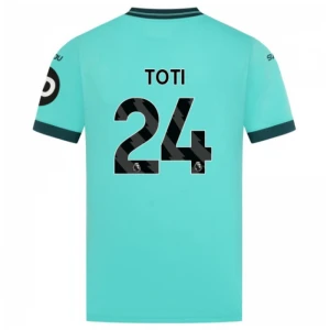 Wolverhampton Wanderers Fußballtrikot 2025-26 Toti #24 Auswärtstrikot Herren