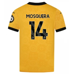 Wolverhampton Wanderers Mosquera #14 Fußballtrikot 2025-26 Heimtrikot Herren