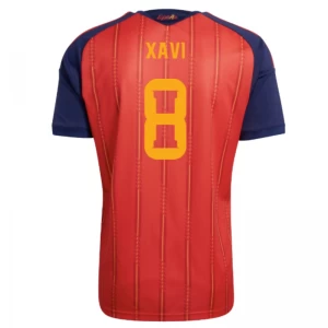 Xavi #8 Spanien Fußballtrikot WM 2026 Heimtrikot Herren