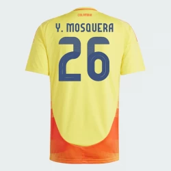 Y. Mosquera #26 Kolumbien Fußballtrikots Copa America 2024 Heimtrikot Herren