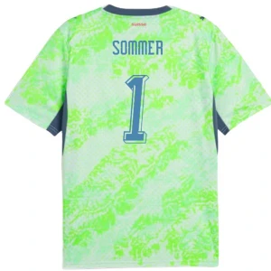 Yann Sommer #1 Schweiz Fußballtrikot WM 2026 Auswärtstrikot Herren