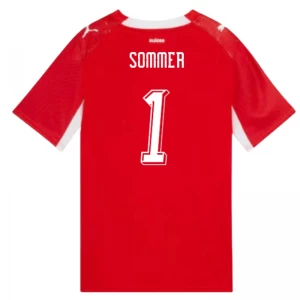 Yann Sommer #1 Schweiz Fußballtrikot WM 2026 Heimtrikot Herren