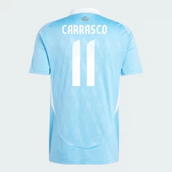 Yannick Carrasco #11 Belgien Fußballtrikot EM 2024 Auswärtstrikot Herren
