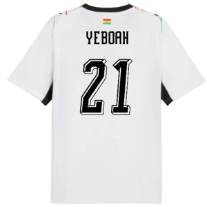 Yeboah #21 Ghana Fußballtrikot WM 2026 Heimtrikot Herren