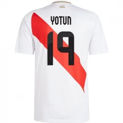 Yotun #19 Peru Fußballtrikot Copa America 2024 Heimtrikot Herren
