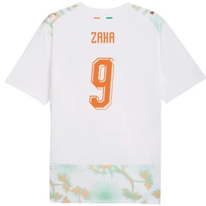 Zaha #9 Elfenbeinküste Fußballtrikot WM 2026 Auswärtstrikot Herren