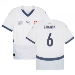 Zakaria #6 Schweiz Fußballtrikot EM 2024 Auswärtstrikot Herren