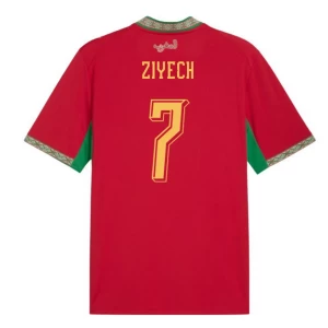 Ziyech #7 Marokko Fußballtrikot WM 2026 Heimtrikot Herren